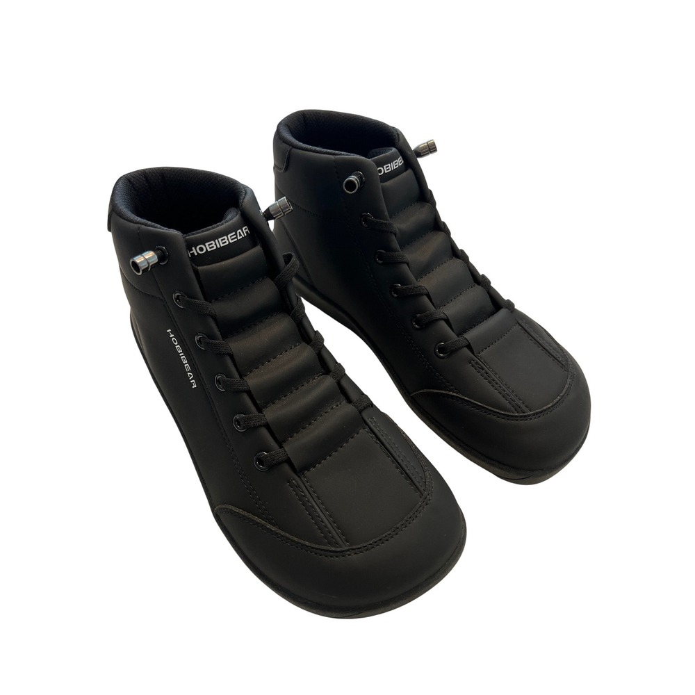 Hobibear Black Waterproof Yew Barefoot High Top Shoes Women's 8 Men's 7 (EU 39)